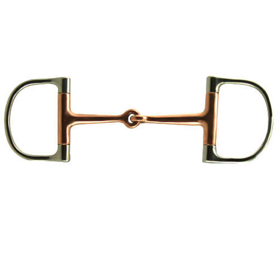 CORONET LIGHT WEIGHT COPPER MOUTH DEE SNAFFLE BIT