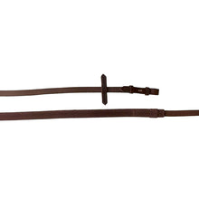 Load image into Gallery viewer, PRO-TRAINER SILVER &quot;SOFT GRIP&quot; FLEXI RUBBER REINS 3/4&quot; X 56&quot;
