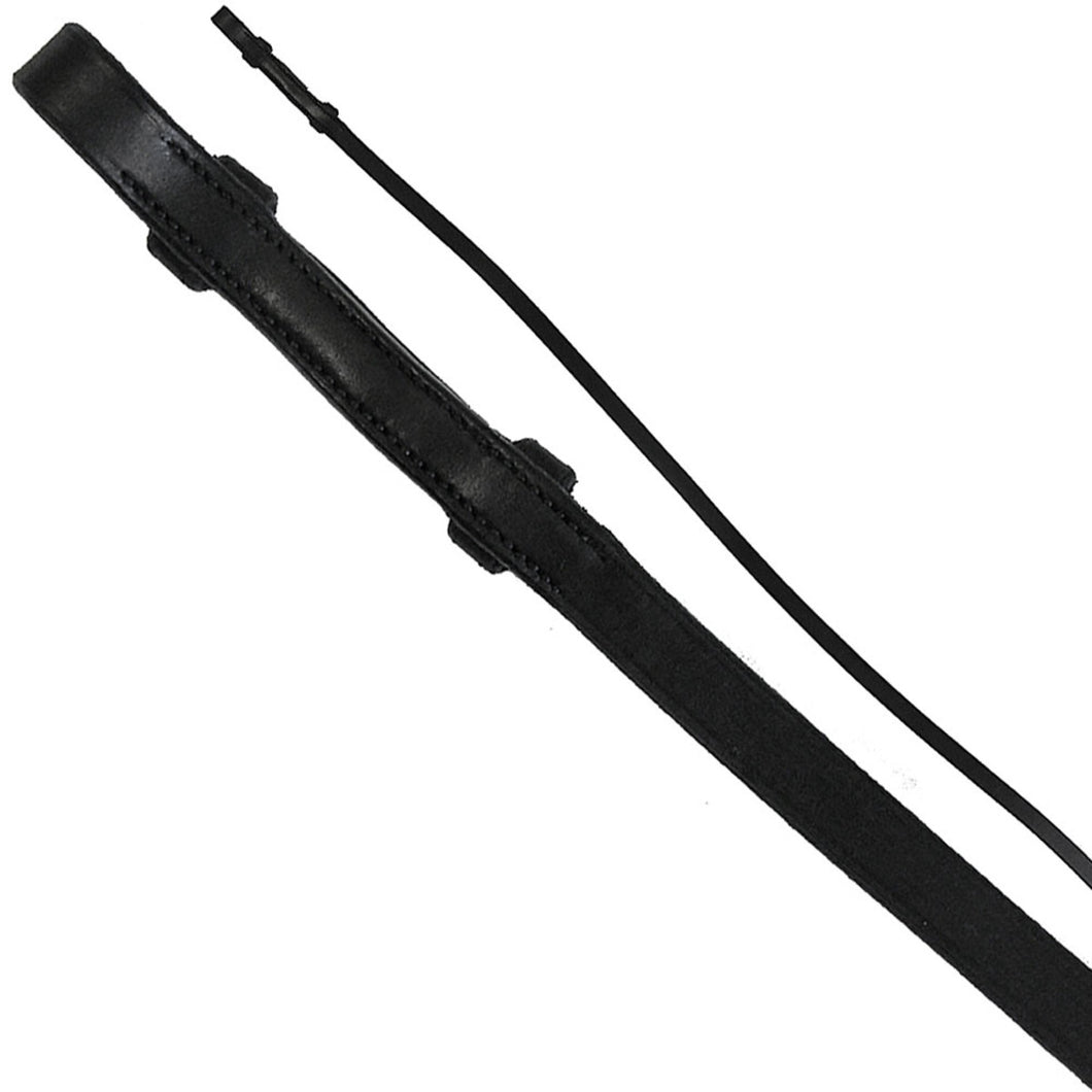 EXSELLE ELITE SMOOTH CURB PLAIN LEATHER REINS 1/2
