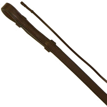 Load image into Gallery viewer, EXSELLE ELITE SMOOTH CURB PLAIN LEATHER REINS 1/2&quot; X 56&quot;
